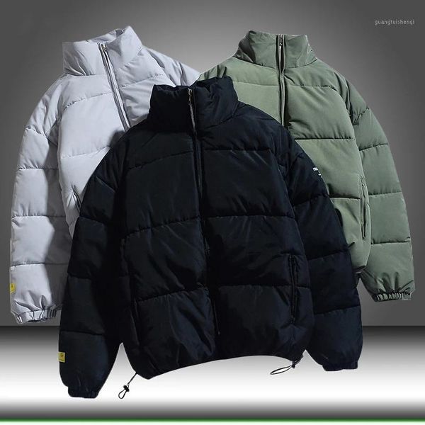 men's down & parkas winter 2021 men solid color stand collar warm thick jacket male fashion casual parka coat cotton outerwear, Black
men's down & parkas winter 2021 men solid color stand collar warm thick jacket male fashion casual parka coat cotton outerwear, Black