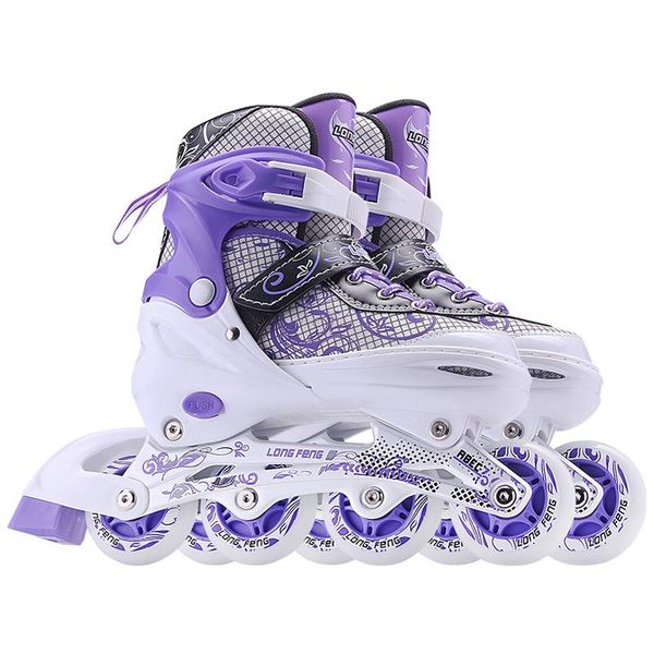 inline & roller skates pvc adjustable colorful 4 wheels skating shoes rollers sneaker for children skate slalom speed flash size s to l
inline & roller skates pvc adjustable colorful 4 wheels skating shoes rollers sneaker for children skate slalom speed flash size s to l
