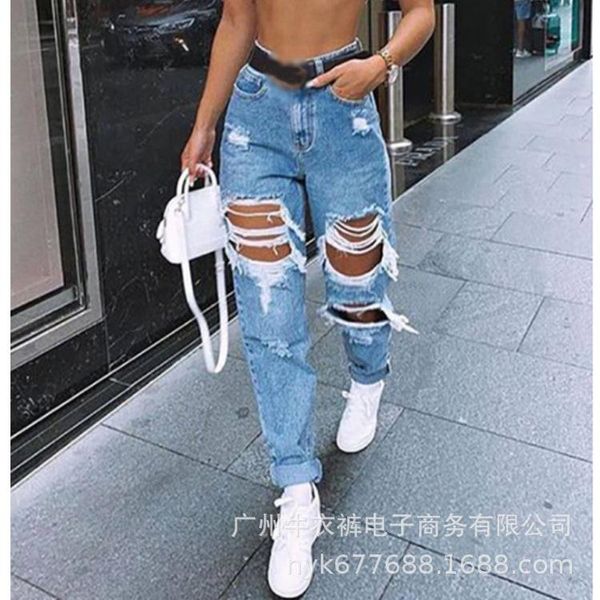 women's jeans pants spring straight-leg urban casual washed-out mid-waist denim blue trousers for women
women's jeans pants spring straight-leg urban casual washed-out mid-waist denim blue trousers for women