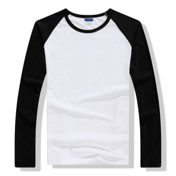 autumn winter long sleeve t shirt men contrast color round collar cotton mens casual slim fit raglan t-shirts tees 210706, White;black
autumn winter long sleeve t shirt men contrast color round collar cotton mens casual slim fit raglan t-shirts tees 210706, White;black