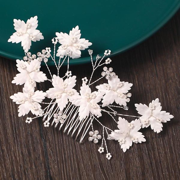 hair clips & barrettes elegant white flower accessories wedding head jewelry pearl rhinestone comb for bride decoration, Golden;silver
hair clips & barrettes elegant white flower accessories wedding head jewelry pearl rhinestone comb for bride decoration, Golden;silver