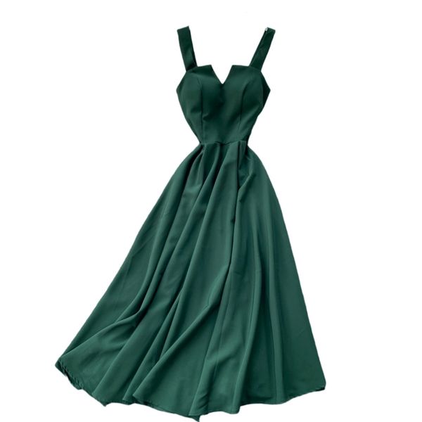 women's dress summer v-neck retro solid back bow lacing waist slimming big swing long with chest pad ml850 210506, Black;gray
women's dress summer v-neck retro solid back bow lacing waist slimming big swing long with chest pad ml850 210506, Black;gray