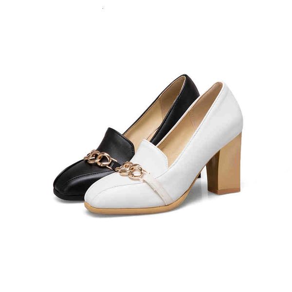 dress shoes biggest size 50 lady thick high heels women golden metal chain black white pumps autumn winter shallow 33 b90b
dress shoes biggest size 50 lady thick high heels women golden metal chain black white pumps autumn winter shallow 33 b90b