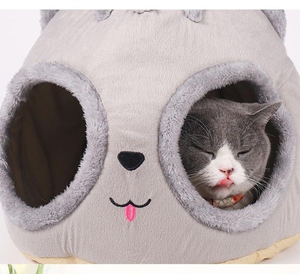 cat bed cave removable head-shaped pet kitten cushion winter warm house beds & furniture
cat bed cave removable head-shaped pet kitten cushion winter warm house beds & furniture