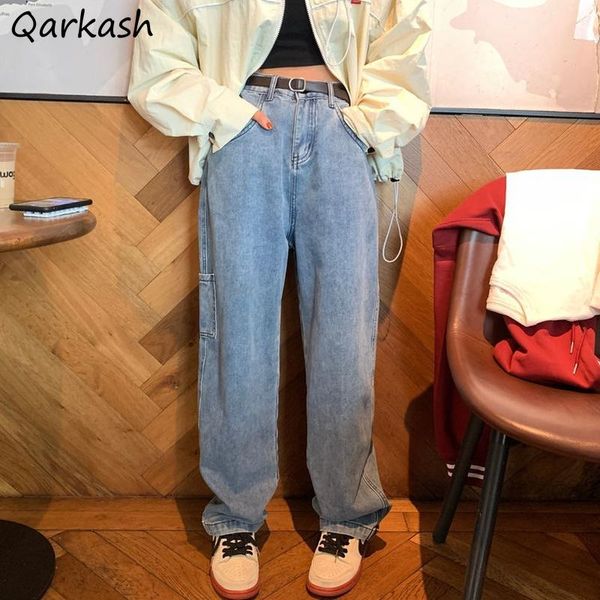 women's jeans women designer pockets hip-hop baggy boyfriend mopping ulzzang stylish females trousers vintage -arrival, Blue
women's jeans women designer pockets hip-hop baggy boyfriend mopping ulzzang stylish females trousers vintage -arrival, Blue