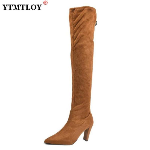 boots women shoes plus size elegant over the knee high heels ladies thigh autumn winter fashion mujer, Black
boots women shoes plus size elegant over the knee high heels ladies thigh autumn winter fashion mujer, Black