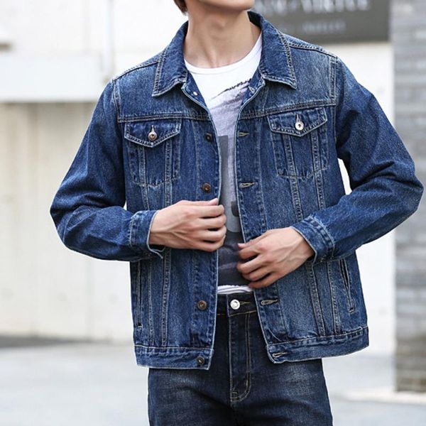 men's jackets 4xl 5xl 2021 cotton denim jacket men classic loose casual single-breasted jean mens and coatschaqueta hombre autumn, Black;brown
men's jackets 4xl 5xl 2021 cotton denim jacket men classic loose casual single-breasted jean mens and coatschaqueta hombre autumn, Black;brown