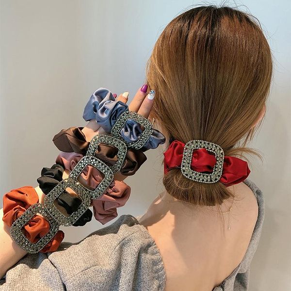 hair accessories fashion rhinestone silk scrunchies korean large elastic bands ties for women girls ponytail holder ropes
hair accessories fashion rhinestone silk scrunchies korean large elastic bands ties for women girls ponytail holder ropes