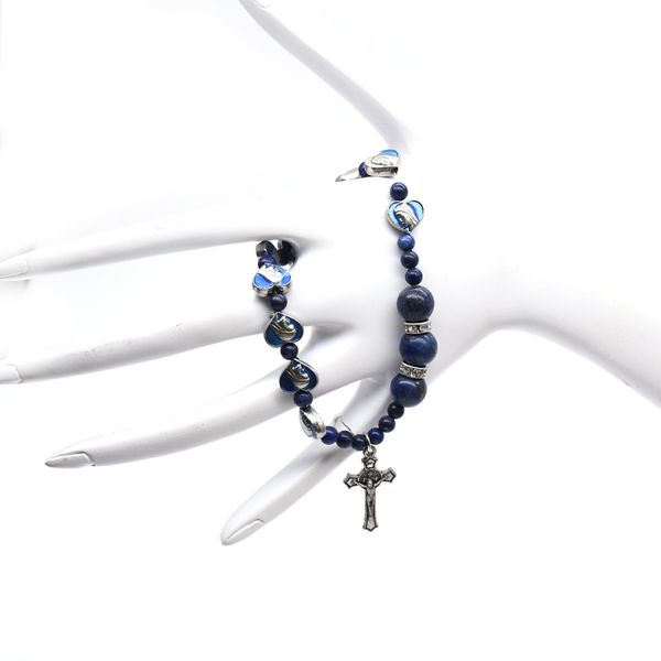 lapis perles bracelet amour coeur perles croix bracelet bijoux religieux accessoires, Black
lapis perles bracelet amour coeur perles croix bracelet bijoux religieux accessoires, Black