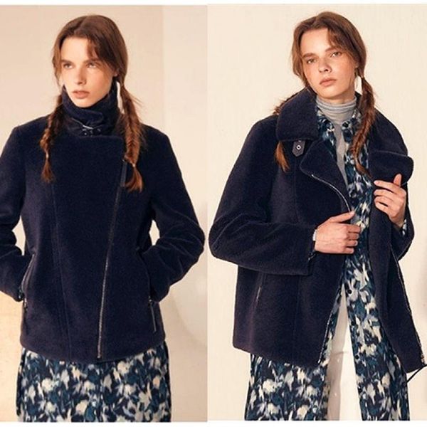 women's fur & faux australian wool profile show thin coat female sheep skin to keep warm, Black
women's fur & faux australian wool profile show thin coat female sheep skin to keep warm, Black
