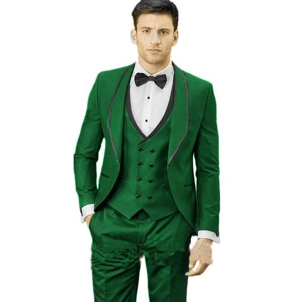 men's suits & blazers 2021 arrival formal green groomsmen shawl lapel groom tuxedos men wedding/prom man blazer (jacket+pants+vest), White;black
men's suits & blazers 2021 arrival formal green groomsmen shawl lapel groom tuxedos men wedding/prom man blazer (jacket+pants+vest), White;black