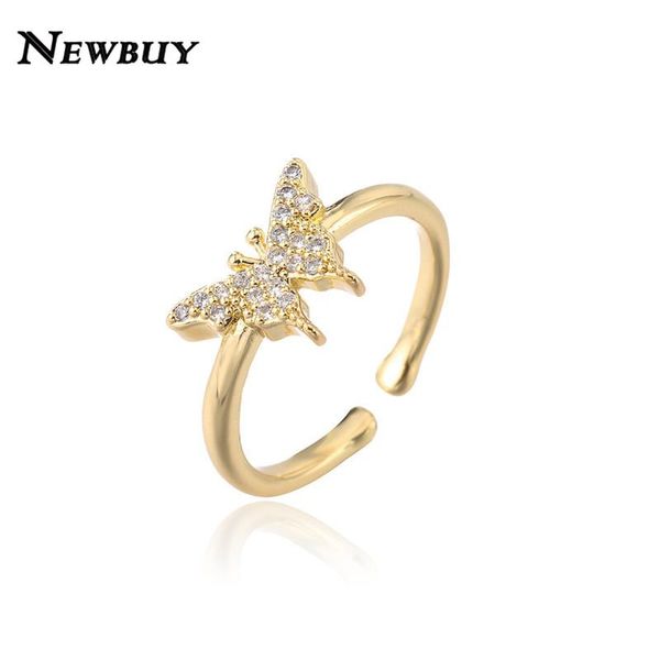 cluster rings buy + cz cute butterfly charm ring for women girl open adjustable size female party jewelry birthday gift, Golden;silver
cluster rings buy + cz cute butterfly charm ring for women girl open adjustable size female party jewelry birthday gift, Golden;silver