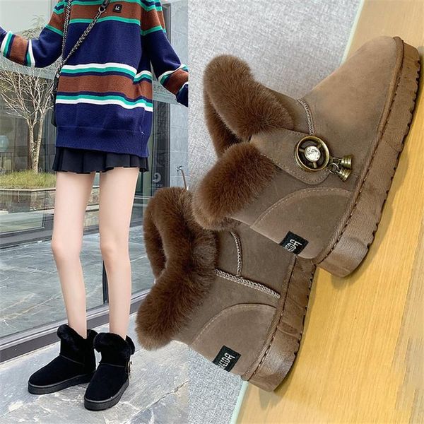 boots 2021 winter women snow women's fashion wild warm waterproof cloth plush keep cotton shoes woman botas mujer, Black
boots 2021 winter women snow women's fashion wild warm waterproof cloth plush keep cotton shoes woman botas mujer, Black