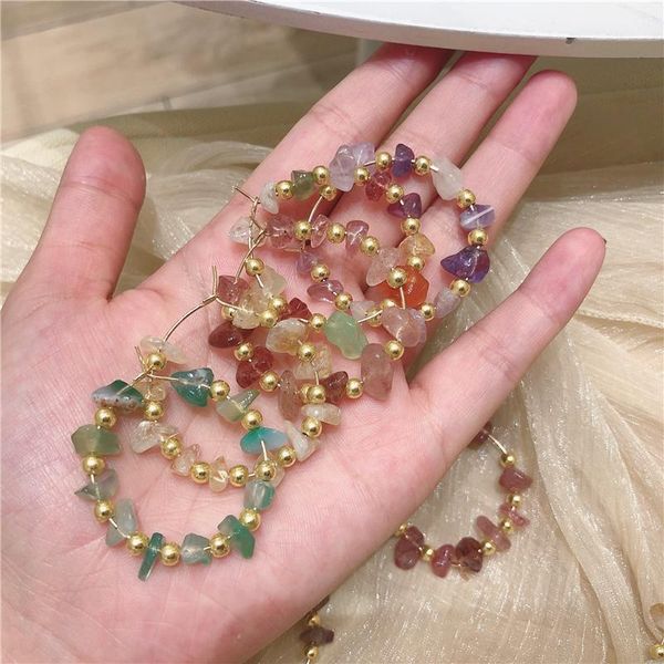 Momiji Boho Multi Color Natural Stone Hoop Earrings For Women All Handmade Fashion Wedding Jewelry Crystal Statement & Huggie, Golden;silver
Momiji Boho Multi Color Natural Stone Hoop Earrings For Women All Handmade Fashion Wedding Jewelry Crystal Statement & Huggie, Golden;silver