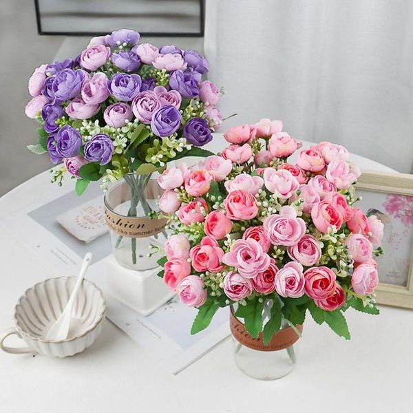 decorative flowers & wreaths artificial simple 10-headed bouquet rose silk high end wedding party bride house table appendix decoration sing
decorative flowers & wreaths artificial simple 10-headed bouquet rose silk high end wedding party bride house table appendix decoration sing