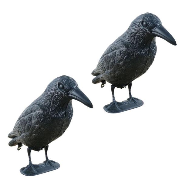 decorative objects & figurines 2pcs crow figure simulation figurine farm garden bird repellent adornment
decorative objects & figurines 2pcs crow figure simulation figurine farm garden bird repellent adornment