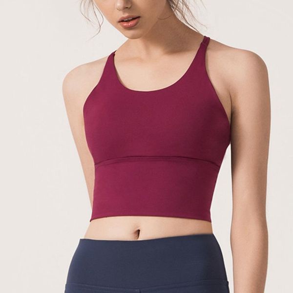 gym clothing cross back yoga bra women solid breathable sport vest quick dry t shirt fitness sportswear, White;black
gym clothing cross back yoga bra women solid breathable sport vest quick dry t shirt fitness sportswear, White;black