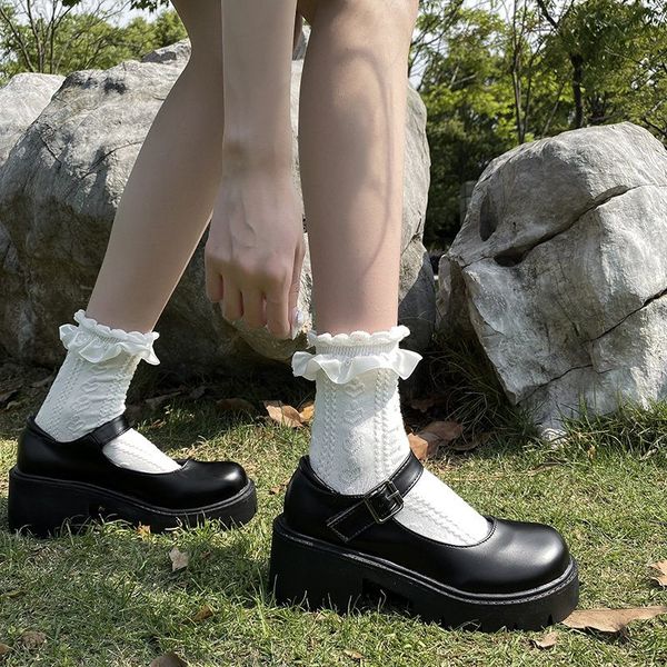 women shoes japanese style lolita shoes women vintage soft high heel platform shoes college student mary jane white, Black;white
women shoes japanese style lolita shoes women vintage soft high heel platform shoes college student mary jane white, Black;white