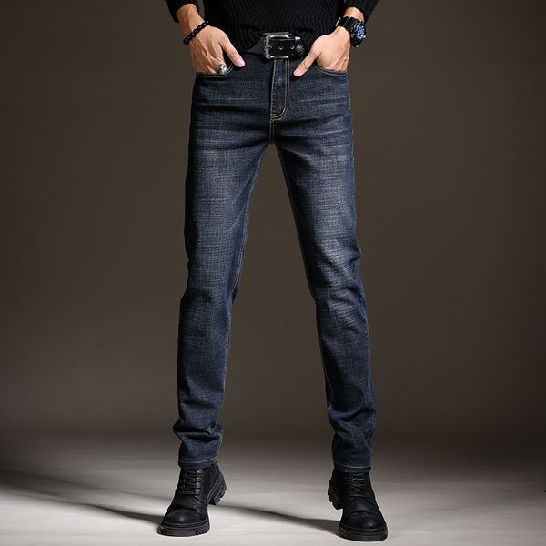 men's jeans loose straight spring stretch slim trend autumn and winter trousers, Blue
men's jeans loose straight spring stretch slim trend autumn and winter trousers, Blue