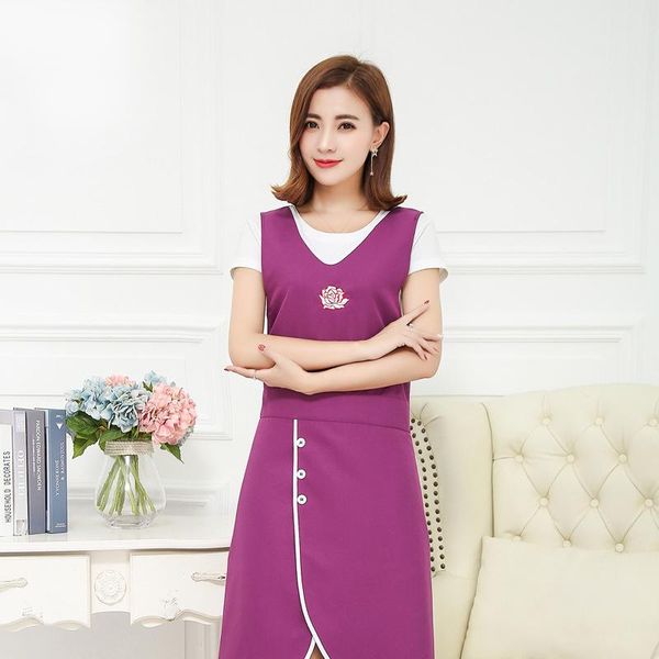 aprons el supermarket waitress female apron dress long home kitchen baking women professional salon nail florist shop work bib
aprons el supermarket waitress female apron dress long home kitchen baking women professional salon nail florist shop work bib