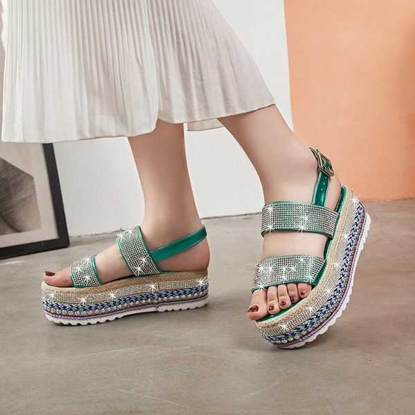 dress shoes high heeled rhinestones sandals female summer 2021 women thick bottom wedge with button platform increased shoe, Black
dress shoes high heeled rhinestones sandals female summer 2021 women thick bottom wedge with button platform increased shoe, Black
