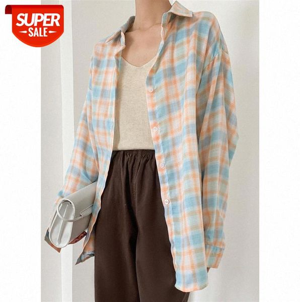 6849 fresh fan loose casual plaid shirt korean women's large size #he05, Black;gray
6849 fresh fan loose casual plaid shirt korean women's large size #he05, Black;gray