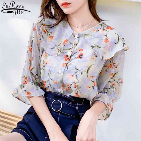 blusas plus size womens blouses summer chiffon blouse short sleeve print floral woman shirt wild clothing 10038 210421, White
blusas plus size womens blouses summer chiffon blouse short sleeve print floral woman shirt wild clothing 10038 210421, White