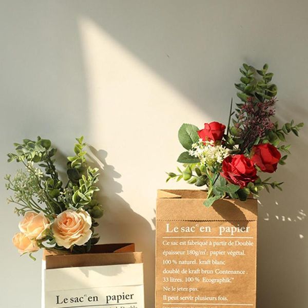 decorative flowers & wreaths 1bouquet artificial bouquet cloth rose flower diy fake for wedding decoration
decorative flowers & wreaths 1bouquet artificial bouquet cloth rose flower diy fake for wedding decoration