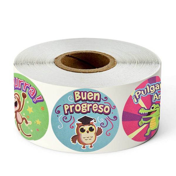 animals reward stickers roll 1 inch cute spanish words seal labels for school reward kids gift toys cartoon stickers 500pcs
animals reward stickers roll 1 inch cute spanish words seal labels for school reward kids gift toys cartoon stickers 500pcs