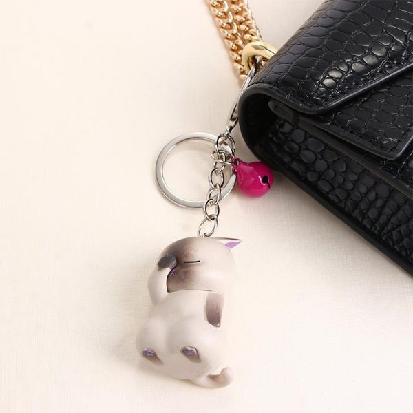 keychains cute shy cat chubby kitten keyring trinket bag ornament keys organizer 2021 fashion animal jewelry women accessories, Silver
keychains cute shy cat chubby kitten keyring trinket bag ornament keys organizer 2021 fashion animal jewelry women accessories, Silver