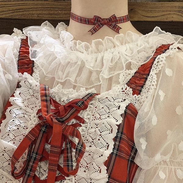 2 color kawaii lolita lace women blouses feamle heart shaped wooden ears mesh short sleeved shirts mujer, White
2 color kawaii lolita lace women blouses feamle heart shaped wooden ears mesh short sleeved shirts mujer, White