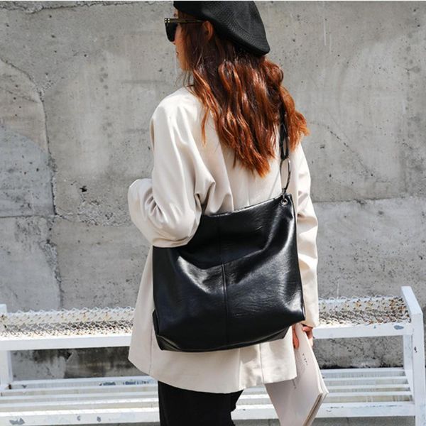 evening bags women large shoulder bag 2021 pu leather vertical square magnetic buckle ladies fashion black handbag tote for