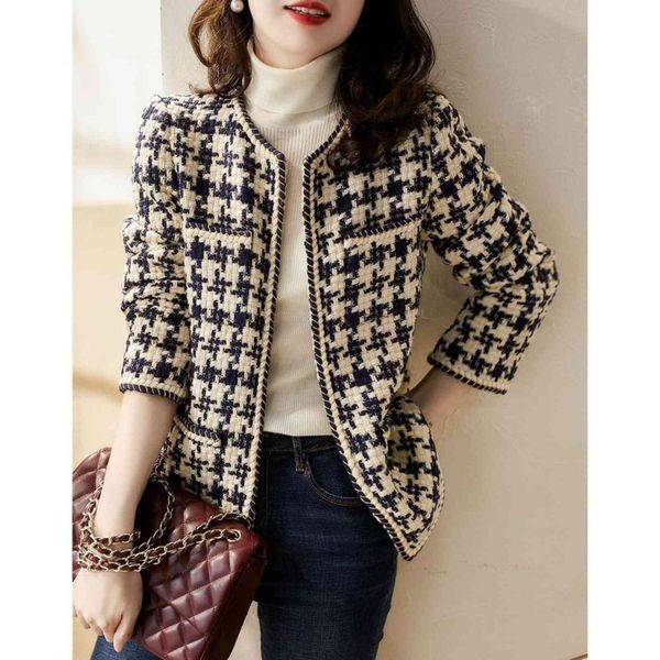 women's jackets jacket korean youth spring and autumn all-match socialite temperament tweed cm96, Black;brown
women's jackets jacket korean youth spring and autumn all-match socialite temperament tweed cm96, Black;brown