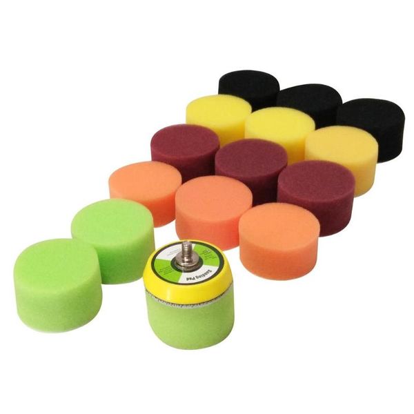 care products 16pcs round car polishing pad sponge 50mm for polisher drill adapter removes scratches cleaning tools
care products 16pcs round car polishing pad sponge 50mm for polisher drill adapter removes scratches cleaning tools