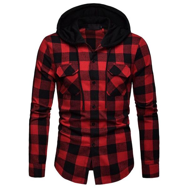 plaid shirts men hooded pockets design regular fit breathable clothing long sleeve casual trip shirt for chemise homme s0325 men's, White;black
plaid shirts men hooded pockets design regular fit breathable clothing long sleeve casual trip shirt for chemise homme s0325 men's, White;black