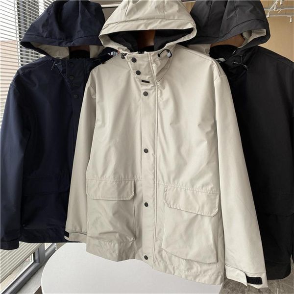 men's jackets spring fall men waterproof cargo style simple all-match skin-friendly casual daily outdoor brand male coats, Black;brown
men's jackets spring fall men waterproof cargo style simple all-match skin-friendly casual daily outdoor brand male coats, Black;brown
