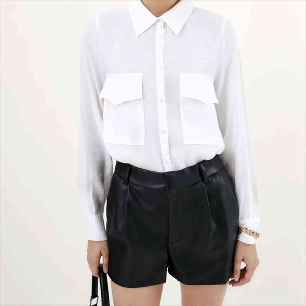 chic fashion faux leather side womens shorts pockets vintage high waist zipper fly female skirts mujer streetwear, White;black
chic fashion faux leather side womens shorts pockets vintage high waist zipper fly female skirts mujer streetwear, White;black