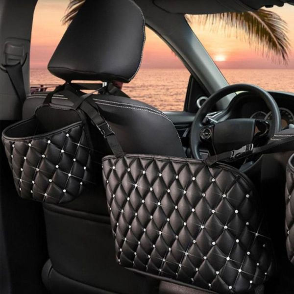 car organizer handbag holder luxury leather seat back mesh large capacity bag automotive goods storage pocket crevice
car organizer handbag holder luxury leather seat back mesh large capacity bag automotive goods storage pocket crevice