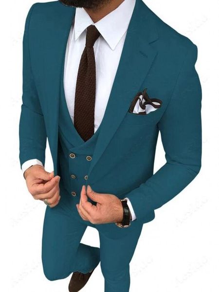 custom made men suits teal groom tuxedos notch lapel groomsmen 3 pieces wedding set ( jacket + pants vest tie ) d285 men's & blazers, White;black
custom made men suits teal groom tuxedos notch lapel groomsmen 3 pieces wedding set ( jacket + pants vest tie ) d285 men's & blazers, White;black