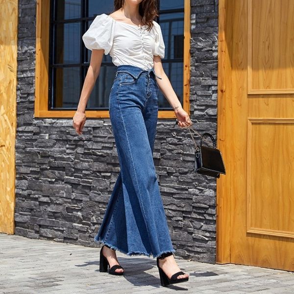 women's jeans spring leg drop women's brem pants vintage streetwear high waist elegant jeans lady of the office tyle l1ok, Blue
women's jeans spring leg drop women's brem pants vintage streetwear high waist elegant jeans lady of the office tyle l1ok, Blue
