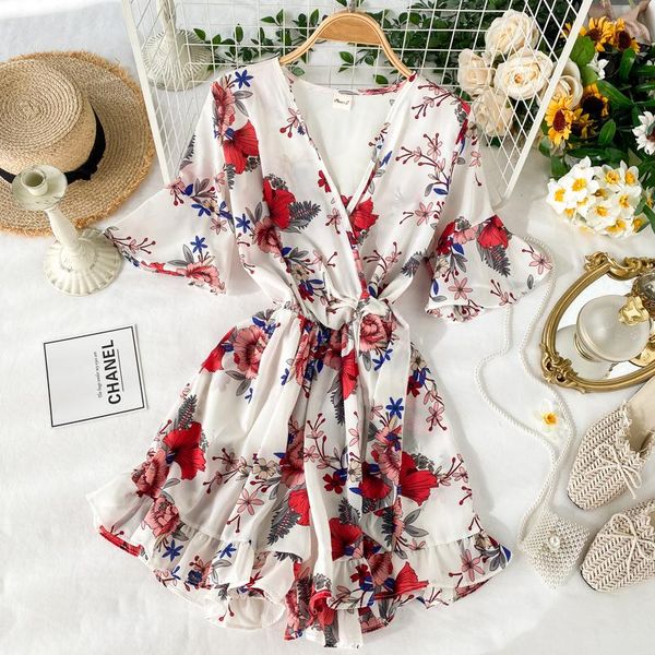 women's jumpsuits & rompers women holiday printed jumpsuit v-neck flare sleeve high waist slimming wide leg playsuits l166, Black;white
women's jumpsuits & rompers women holiday printed jumpsuit v-neck flare sleeve high waist slimming wide leg playsuits l166, Black;white