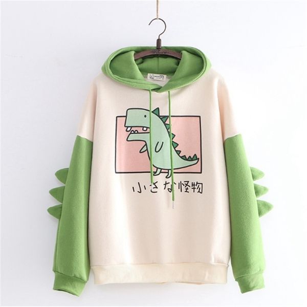 hoodiesnew cotton shirt female women sweatshirt casual harajuku oversized hoodies printing dinosaur animal pattern color contrast, Black
hoodiesnew cotton shirt female women sweatshirt casual harajuku oversized hoodies printing dinosaur animal pattern color contrast, Black