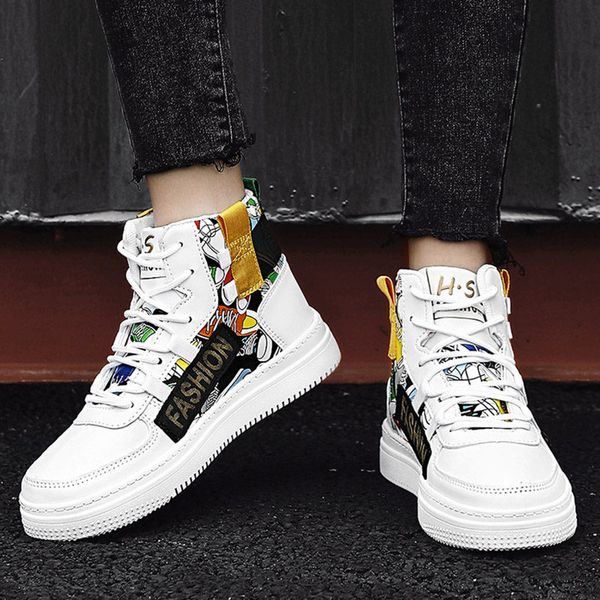 spring fashion graffiti printed casual sneakers men white comfort board shoes high breathable platform footwear men
spring fashion graffiti printed casual sneakers men white comfort board shoes high breathable platform footwear men
