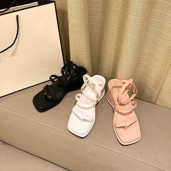 summer comfort shoes for women square toe luxury sandals espadrilles platform high heels suit female beige buckle strap clo dress, Black
summer comfort shoes for women square toe luxury sandals espadrilles platform high heels suit female beige buckle strap clo dress, Black