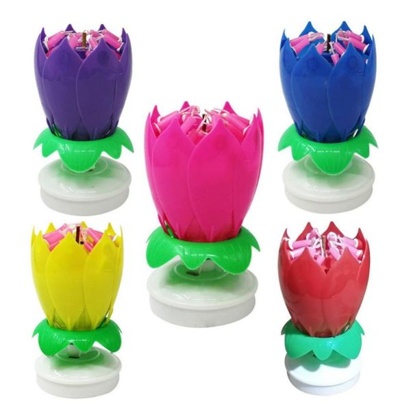 candles multicolor rotating lotus cake candle flower shaped music diy party birthday wedding decoration for kids gift
candles multicolor rotating lotus cake candle flower shaped music diy party birthday wedding decoration for kids gift
