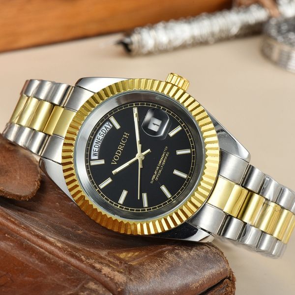 high grade 2021 mens foreign trade high-end watch president's watch week calendar shi ying non-mechanical gold watch wholesale., Slivery;brown
high grade 2021 mens foreign trade high-end watch president's watch week calendar shi ying non-mechanical gold watch wholesale., Slivery;brown