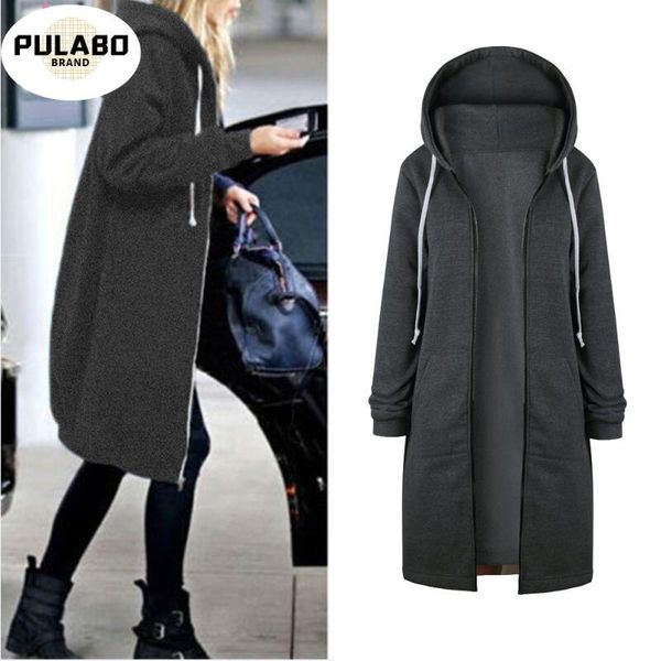 autumn winter coat women 2021 casual long zipper hooded jacket hoodies sweatshirt vintage plus size outwear 5xl women's jackets, Black;brown
autumn winter coat women 2021 casual long zipper hooded jacket hoodies sweatshirt vintage plus size outwear 5xl women's jackets, Black;brown