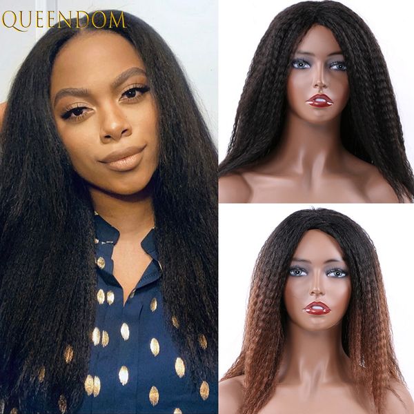 long natural afro kinky straight hair wig ombre female cosplay wig middle part yaki straight wigs for black women
long natural afro kinky straight hair wig ombre female cosplay wig middle part yaki straight wigs for black women