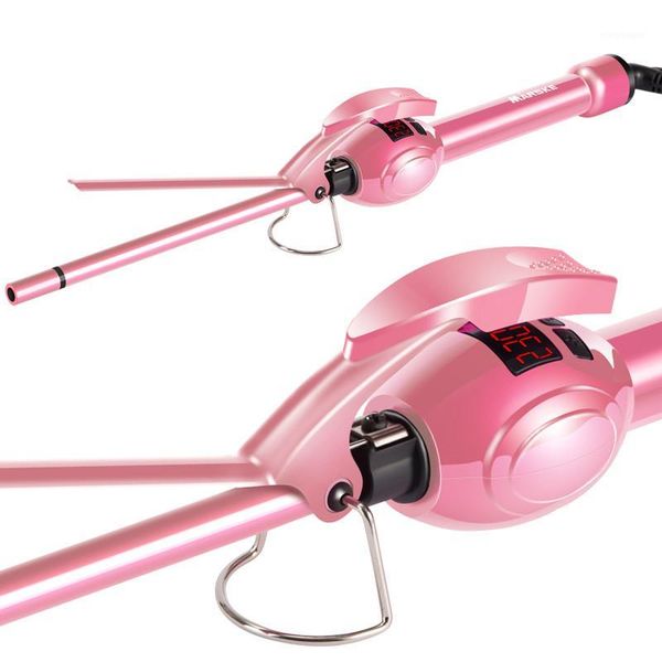 ceramic hair curling iron 9mm styling tools professional waver pear flower cone electric curler roller wand1, Black
ceramic hair curling iron 9mm styling tools professional waver pear flower cone electric curler roller wand1, Black