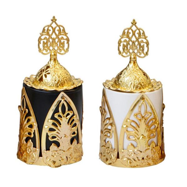 arab style metal incense burner household tabledecorative ceramic holder candle furnace for relax fragrance lamps
arab style metal incense burner household tabledecorative ceramic holder candle furnace for relax fragrance lamps